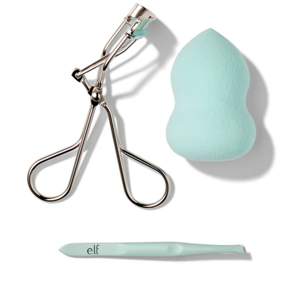 Set of 3 ELF Eyelash Curler Sponge Tweezer Set NWT - Picture 2 of 5